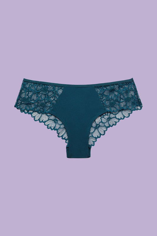 Esprit hipster - Big flower lace micro 113EF1T317 - Petrol Blue