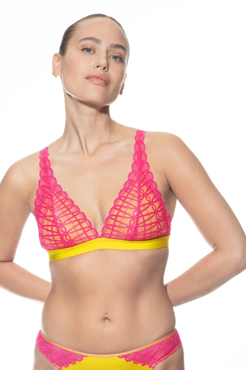 Mey bralette Triangle bh - Poetry Temptation 1150022 - Exotic Pink