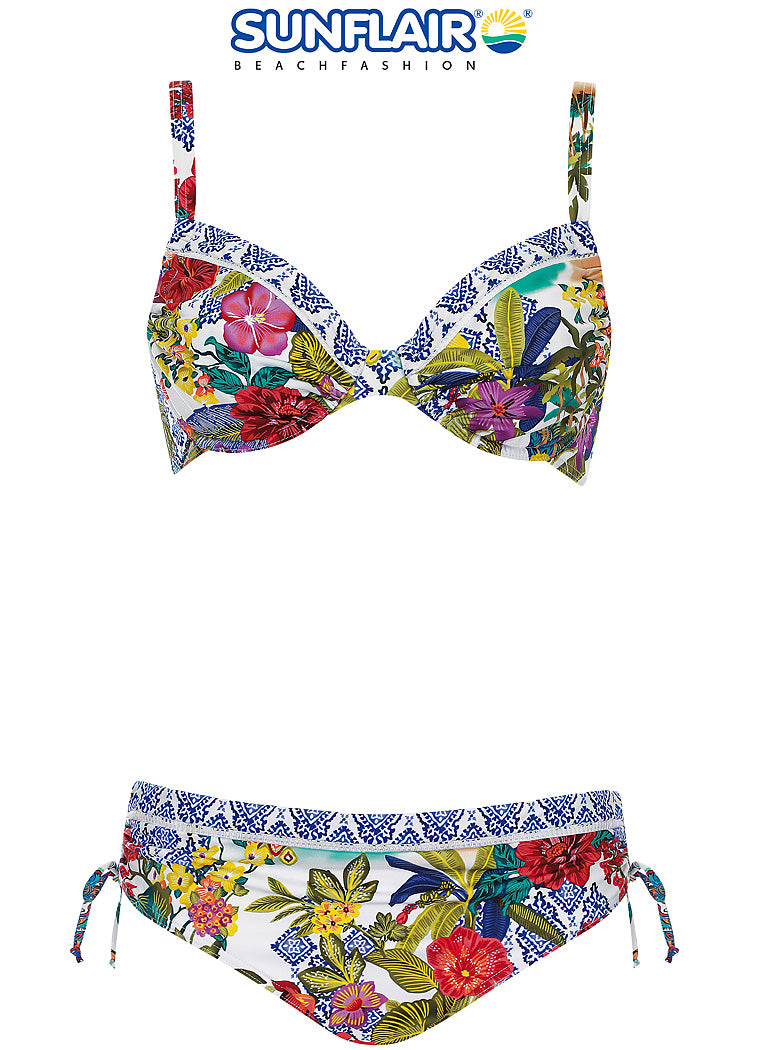 Sunflair beugel bikini retro print - 21028- Multicolor