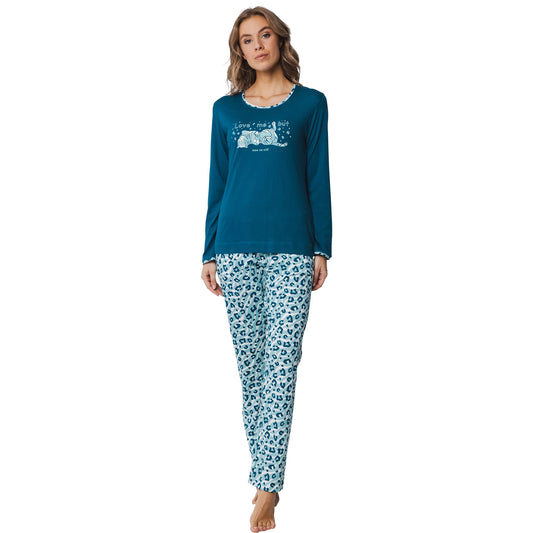 Rebelle pyjama wild dreams  - 21242-410-2 - Turquoise print