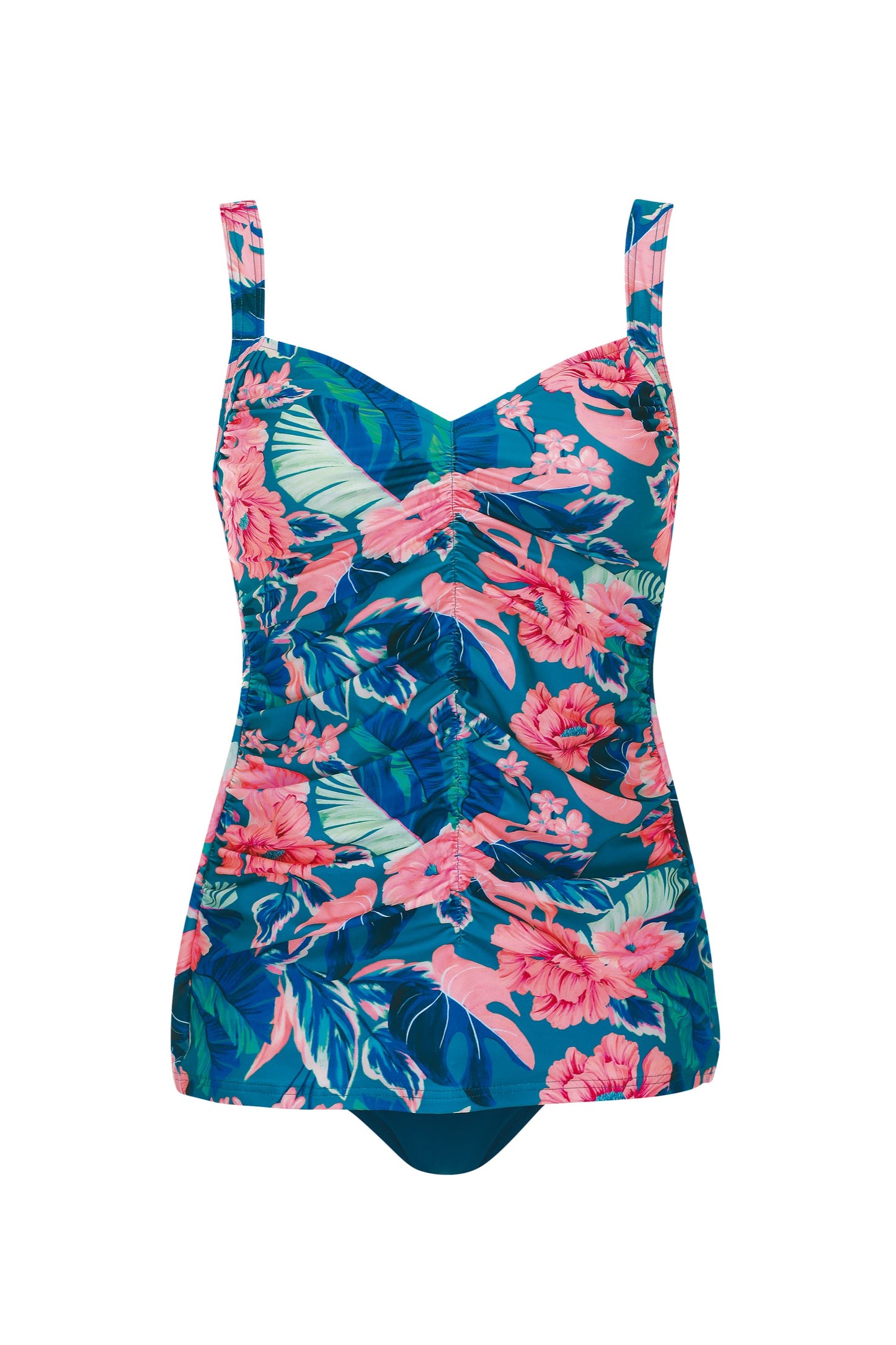 Sunflair Tankini soft cups V hals - 28001 - Blauw roze