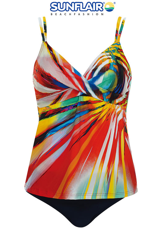 Sunflair Tankini soft cups - vuurwerk 28009 - multicolor