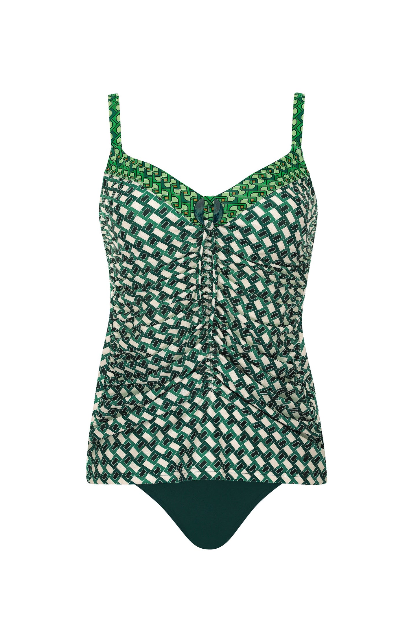 Sunflair Tankini soft cups V hals - 28028 - Groen