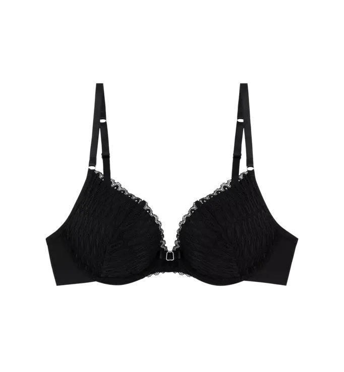 Triumph Push-up bh - Aura spotlight WHU - Zwart