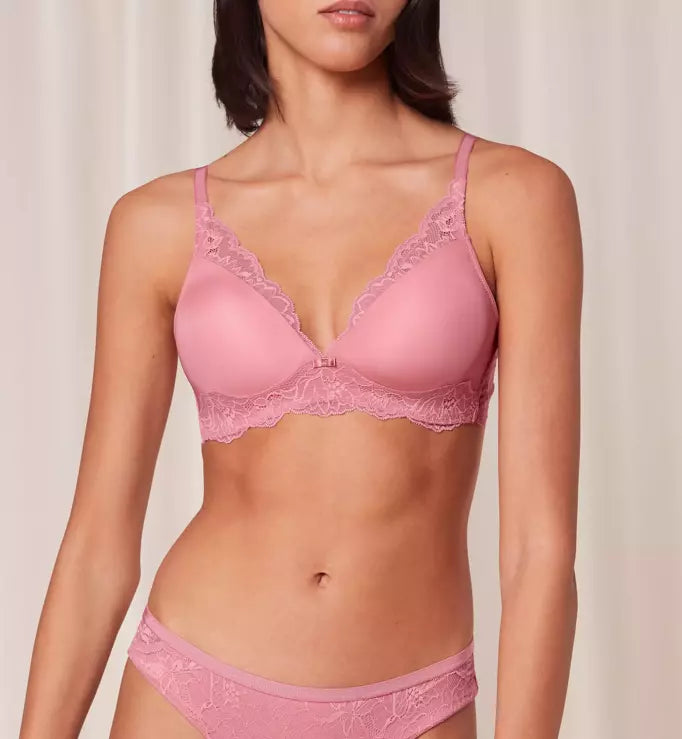 Triumph voorgevormde BH zonder beugel - Amourette Charm T P - 7397 Peach blossom