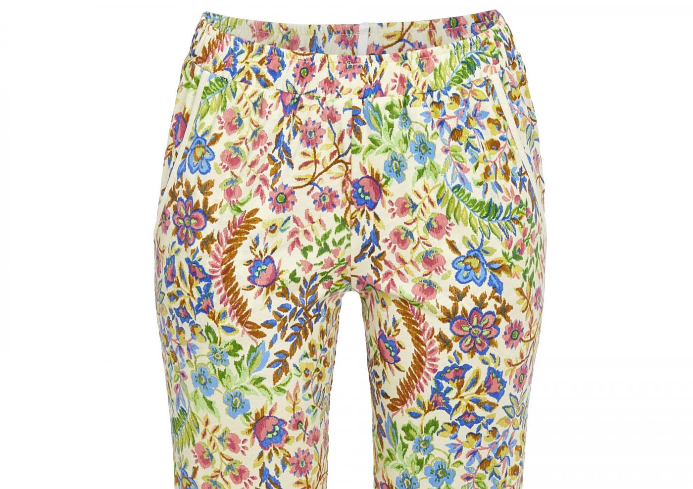 Bloomy by Ringella capri broek met bloemenprint - 3251517 - Vanille