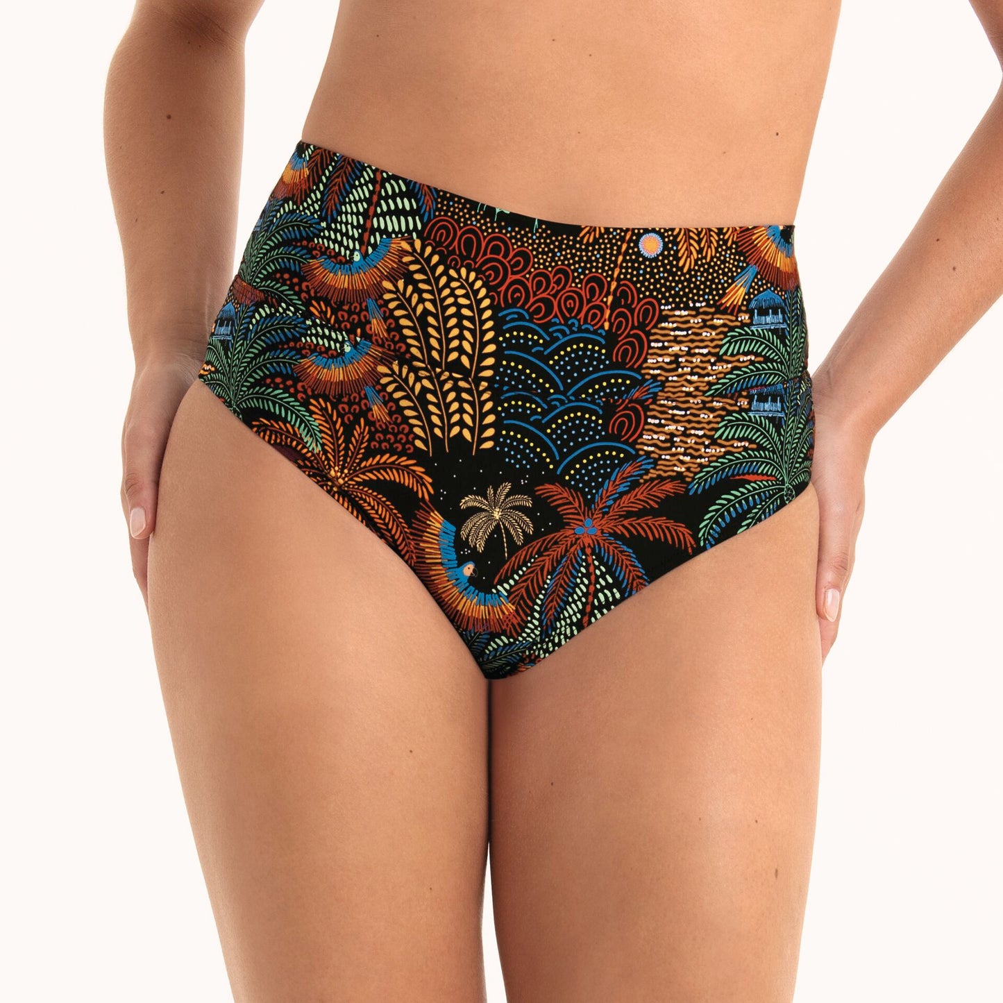 Rosa faia Beugel bikini met tailleslip - Sibel 8775 - Safari