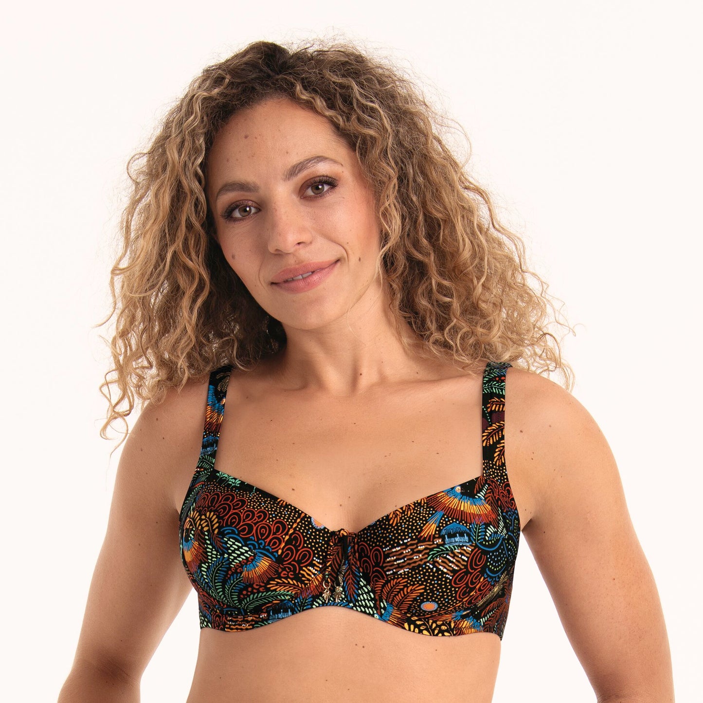 Rosa faia Beugel bikini met tailleslip - Sibel 8775 - Safari