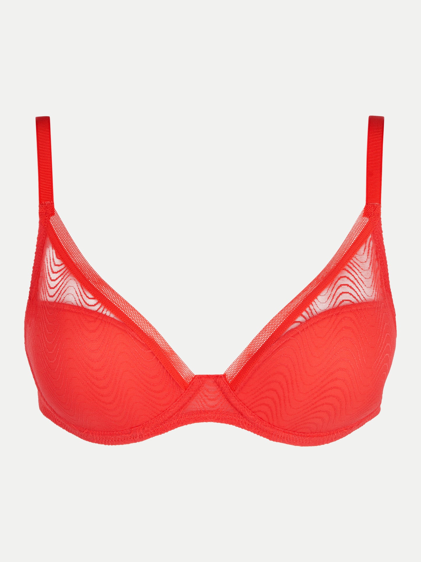 Passionata voorgevormde Plunge BH - ROMANE P46L90 - 01X-Red cocktail