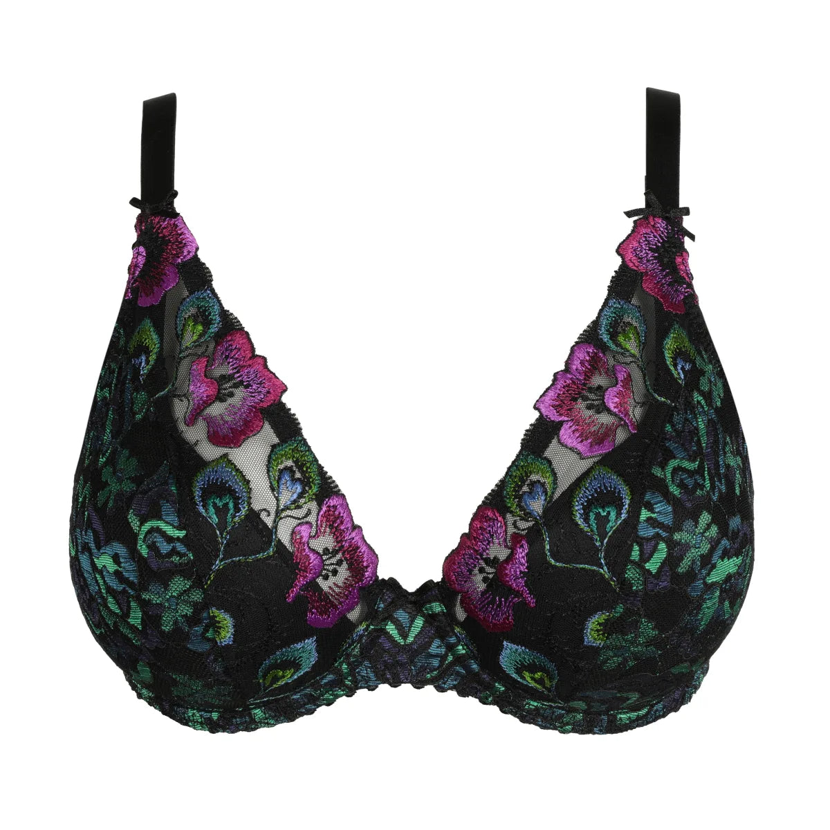 Prima Donna Plunge Bh Halve Mousse Cups - San Angel 0163492 - Peacock Feather