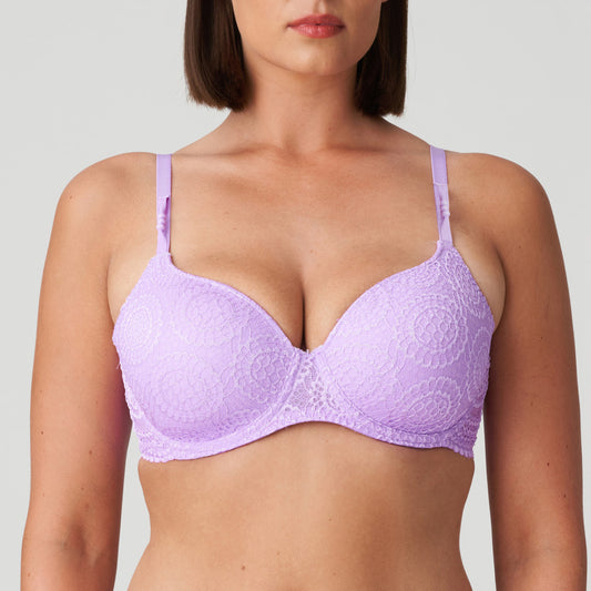 Prima Donna Twist hartvorm mousse BH - Petit Paris 0242140L - Lavender Cream