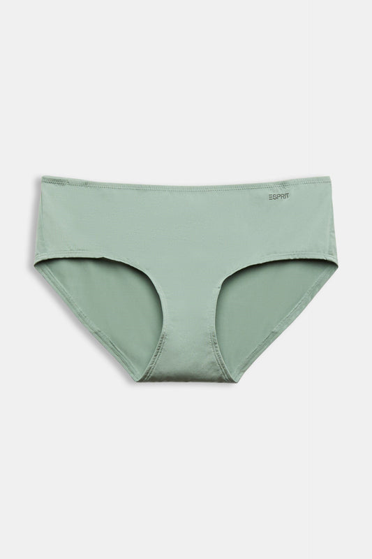 Esprit Short van microvezels met logo - 014EF1T321 - DUSTY GREEN