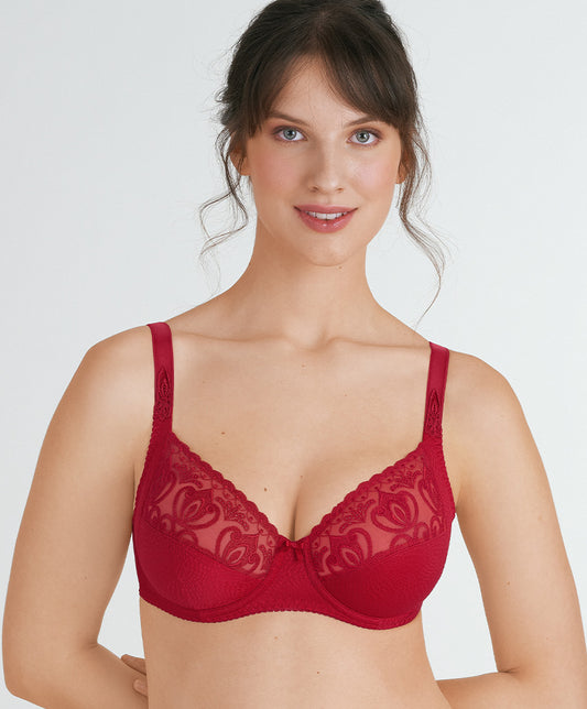 Felina beugel BH - Serenada 205294 - Granat rood