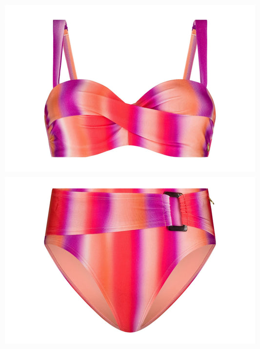 ten Cate Beach voorgevormde Twisted bikini set - 60278/60327 - Gradient 1409