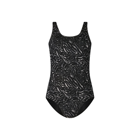 ten Cate Swim (Tweka) badpak soft cup - 10961 - Water waves black