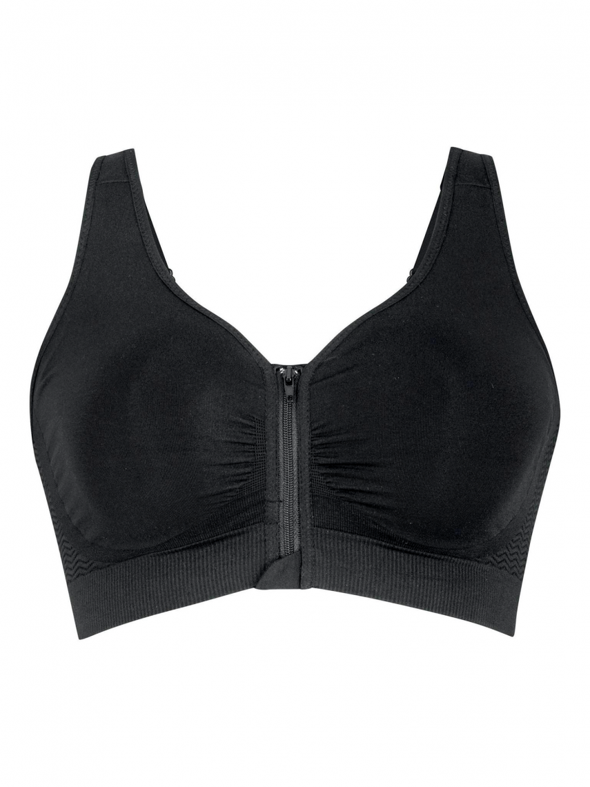 Anita Care voorgevormde BH Top met ritssluiting - Lynn 5768X-  zwart